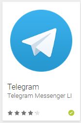 внешний вид телеграма